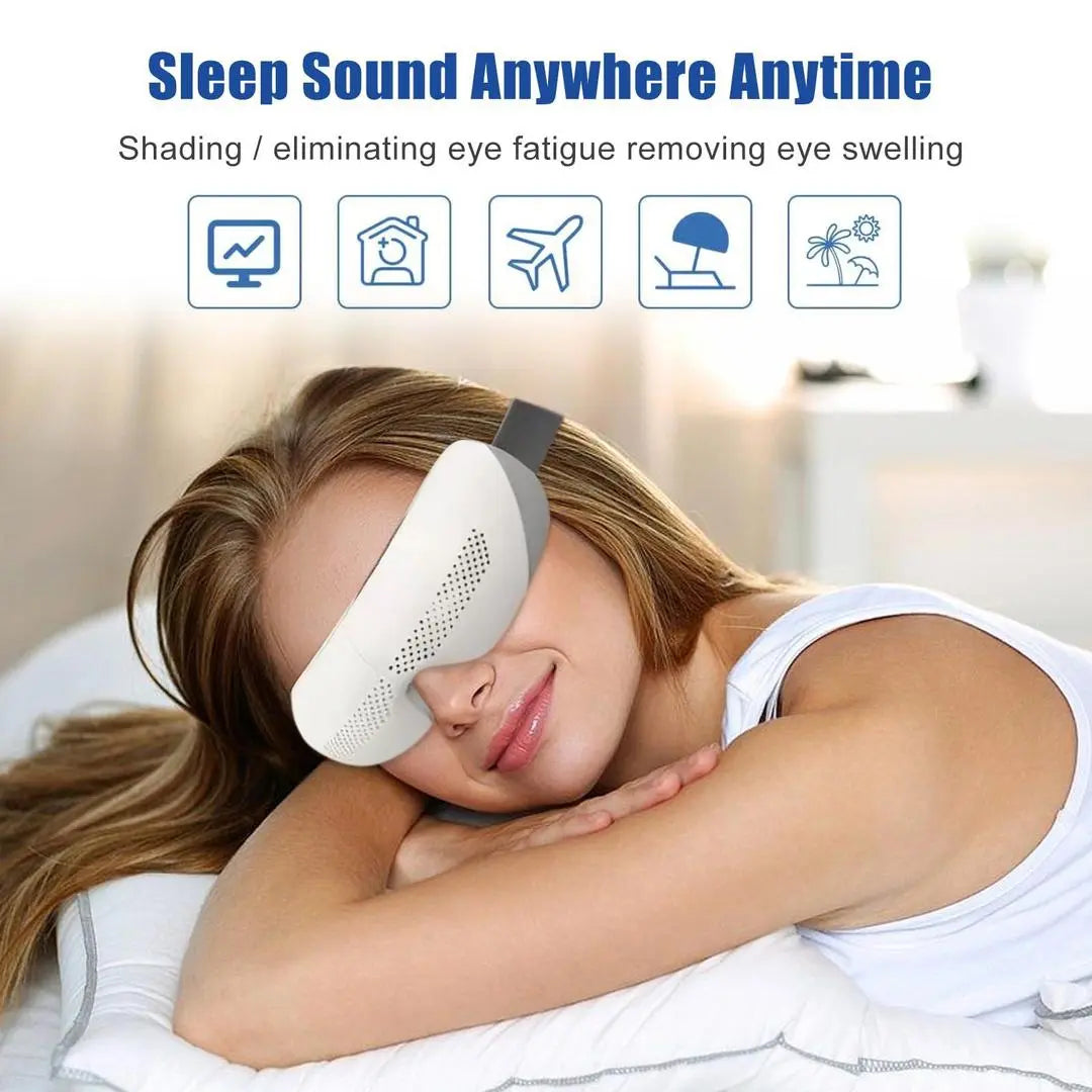 Eye Massager with Heat, Vibration – Relax and Rejuvenate None