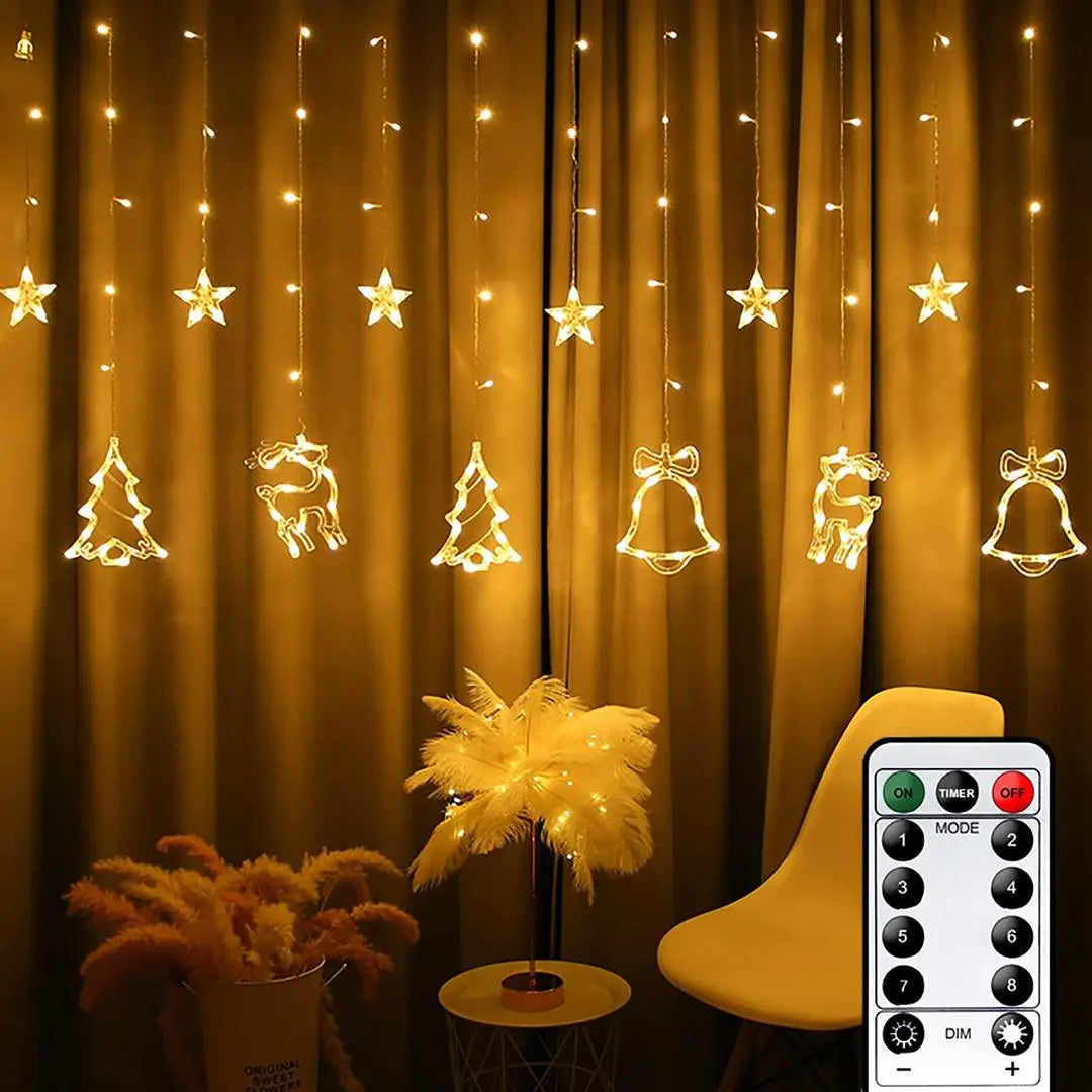 Beauenty Christmas Curtain Fairy Lights – Magical Holiday Lighting None