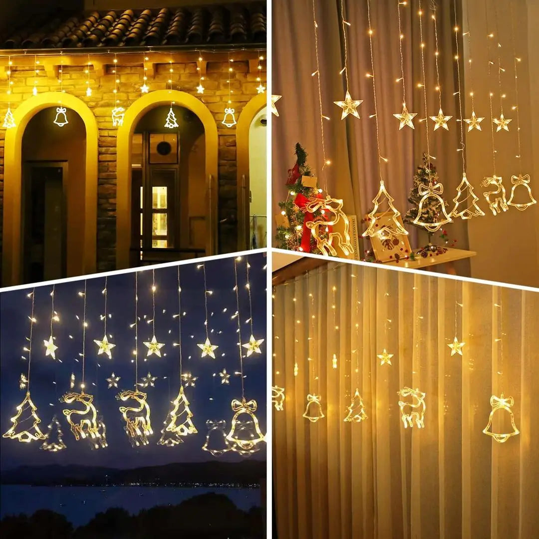 Beauenty Christmas Curtain Fairy Lights – Magical Holiday Lighting None