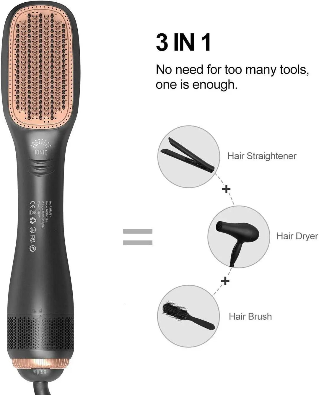 Electric Hair Dryer Brush None