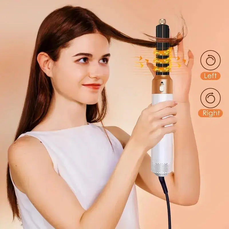 Hot Air Brush 5 in 1 Hair Dryer Brush None