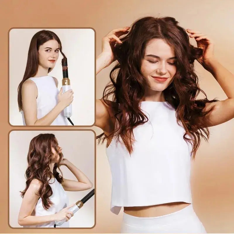 Hot Air Brush 5 in 1 Hair Dryer Brush None