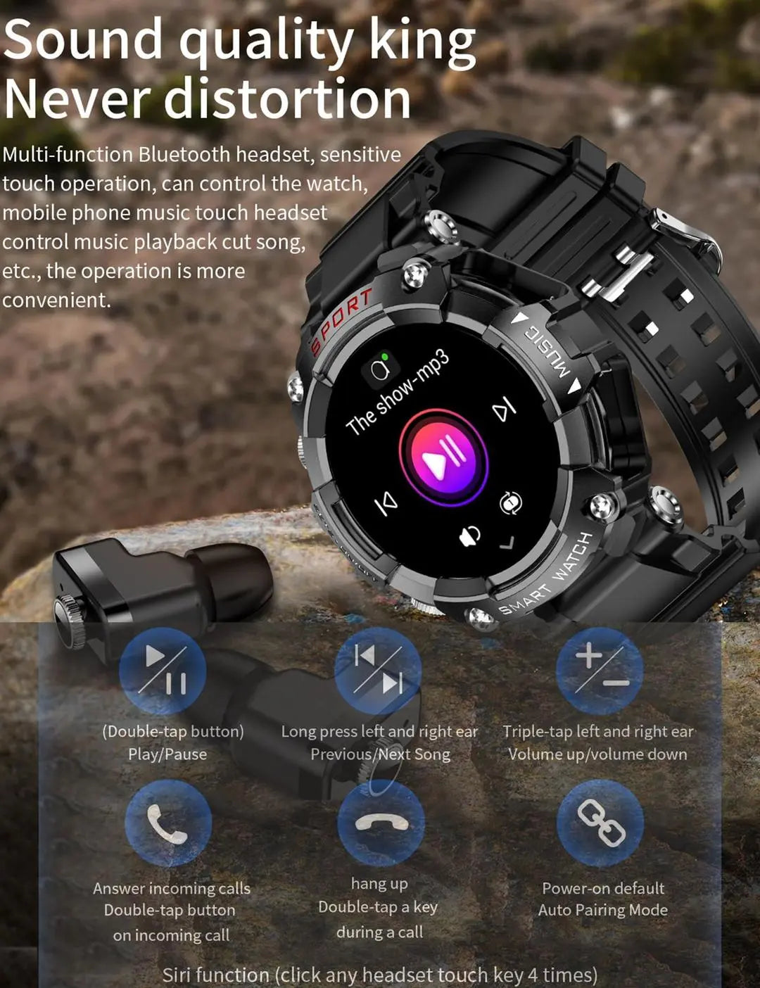 Haino Teko ST-3 Smart Watch - Genmarty